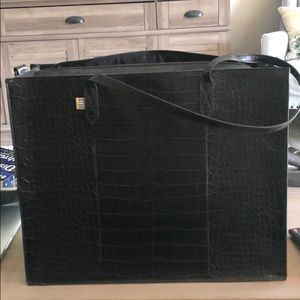 BEIS WORK TOTE RARE CROCODILE PATTERN